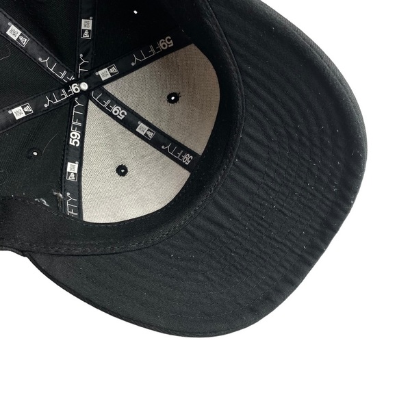 Pittsburgh Steelers Cap New Era 59Fifty Fitted Black Baseball Hat‎ Size 7 1/4 - Picture 7 of 10